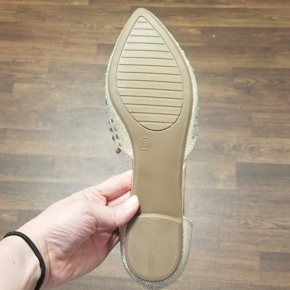 Women's Pointed Toe Flat Shoes - Picture 8 of 12